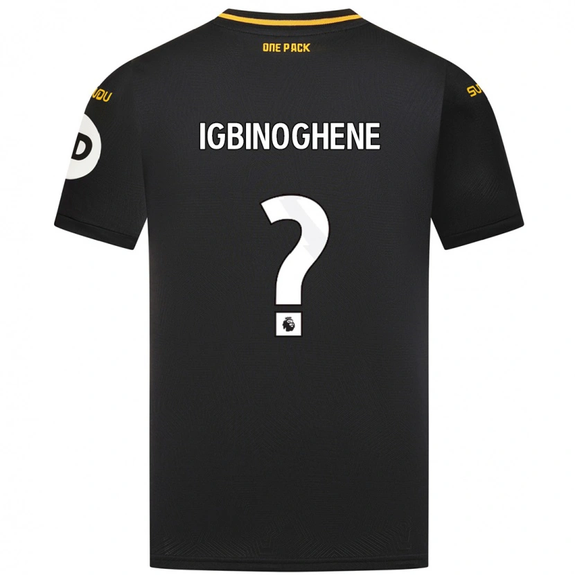 Danxen Kinderen Testimony Igbinoghene #0 Zwart Uitshirt Uittenue 2024/25 T-Shirt