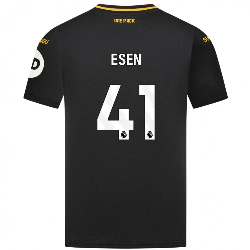 Danxen Kinderen Josh Esen #41 Zwart Uitshirt Uittenue 2024/25 T-Shirt