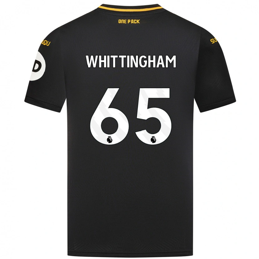 Danxen Kinderen Matthew Whittingham #65 Zwart Uitshirt Uittenue 2024/25 T-Shirt