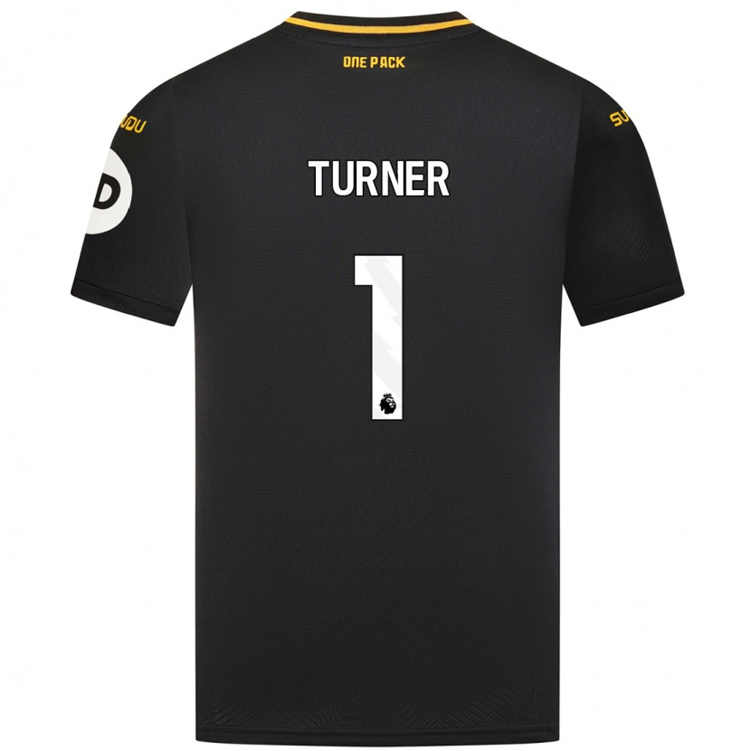 Danxen Kinderen Shannon Turner #1 Zwart Uitshirt Uittenue 2024/25 T-Shirt
