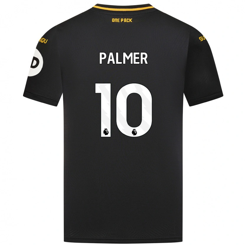 Danxen Kinderen Jamila Palmer #10 Zwart Uitshirt Uittenue 2024/25 T-Shirt