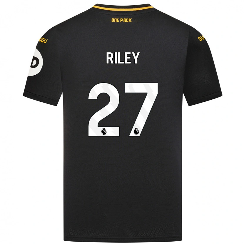 Danxen Kinderen Lauren Riley #27 Zwart Uitshirt Uittenue 2024/25 T-Shirt