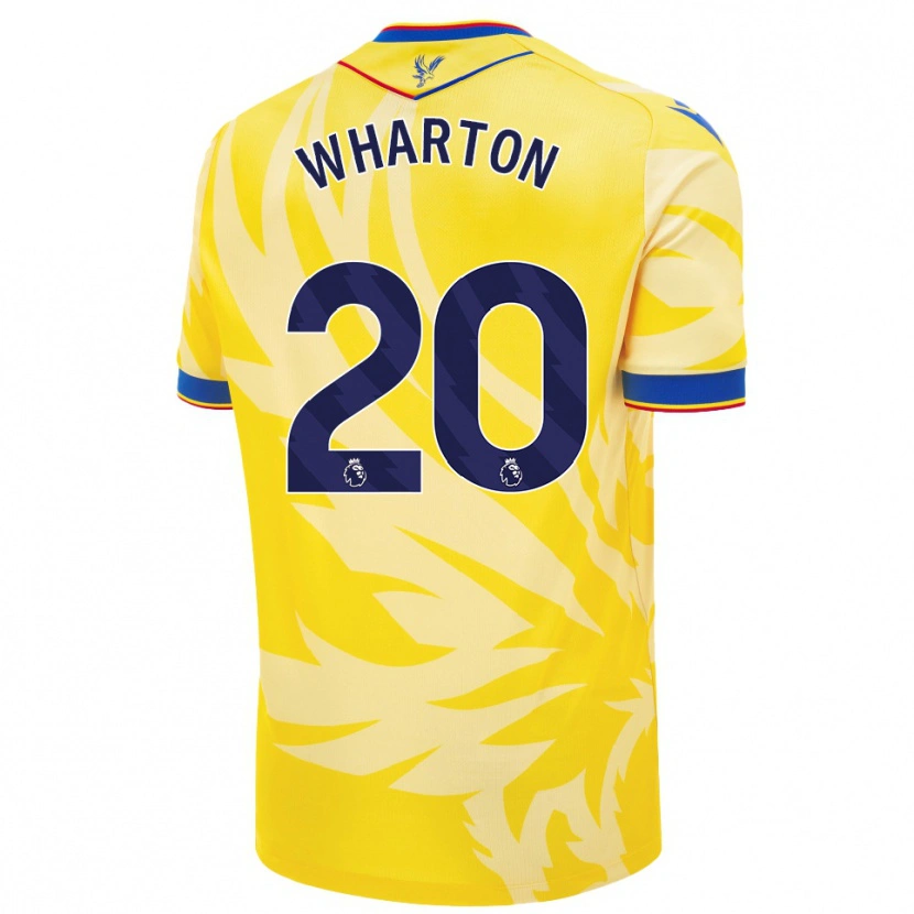Danxen Kinderen Adam Wharton #20 Geel Uitshirt Uittenue 2024/25 T-Shirt