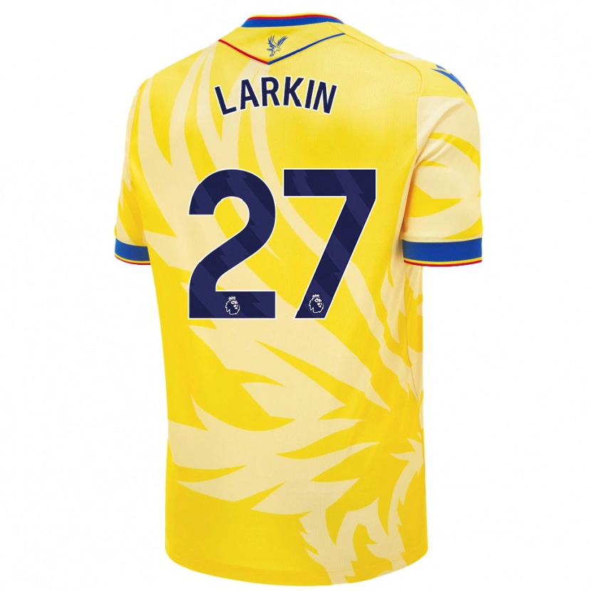 Danxen Kinderen Abbie Larkin #27 Geel Uitshirt Uittenue 2024/25 T-Shirt