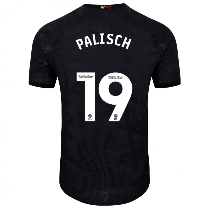 Danxen Kinderen Alli Palisch #19 Zwart Wit Uitshirt Uittenue 2024/25 T-Shirt
