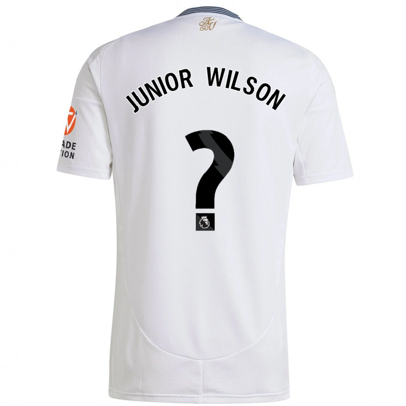 Danxen Kinderen Junior Wilson #0 Wit Uitshirt Uittenue 2024/25 T-Shirt