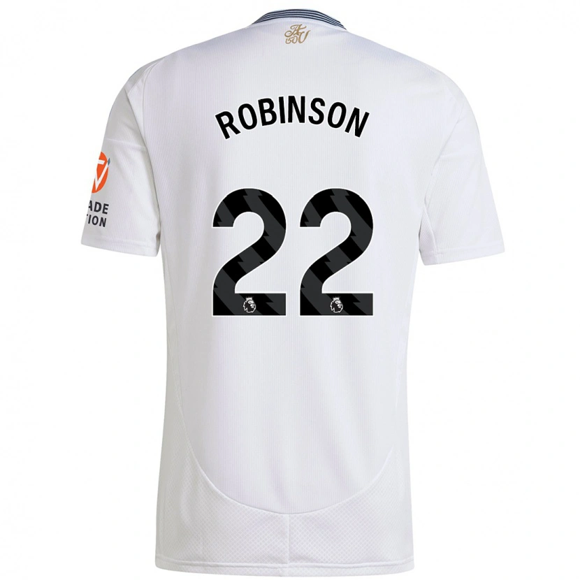 Danxen Kinderen Katie Robinson #22 Wit Uitshirt Uittenue 2024/25 T-Shirt