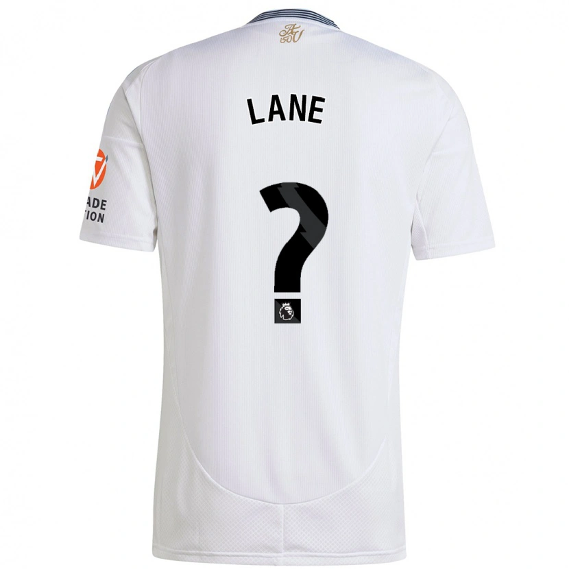 Danxen Kinderen Josh Lane #0 Wit Uitshirt Uittenue 2024/25 T-Shirt