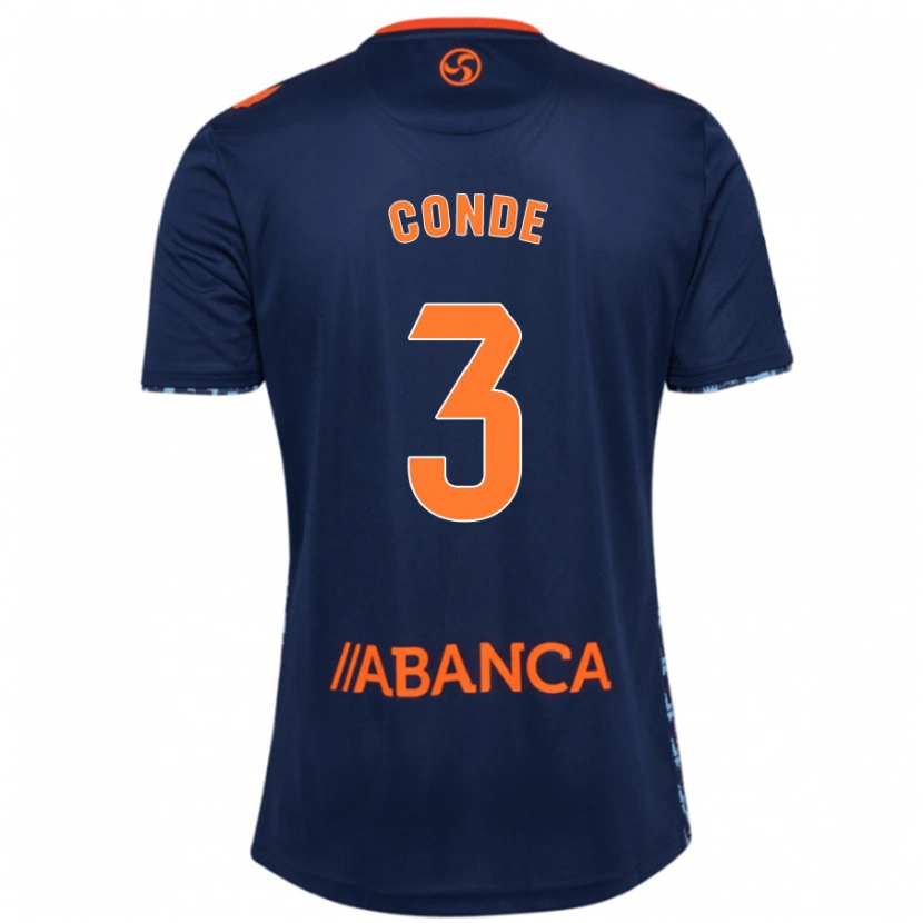 Danxen Kinderen Tincho Conde #3 Marineblauw Uitshirt Uittenue 2024/25 T-Shirt
