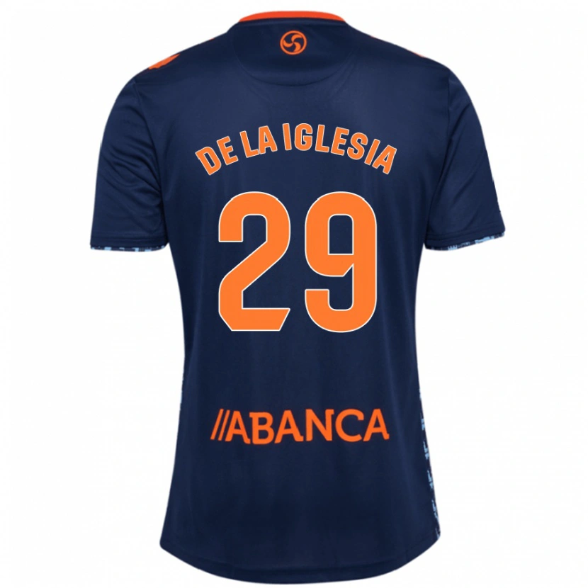 Danxen Kinderen David De La Iglesia #29 Marineblauw Uitshirt Uittenue 2024/25 T-Shirt