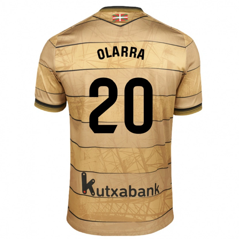 Danxen Kinderen Aimar Olarra #20 Bruin Uitshirt Uittenue 2024/25 T-Shirt