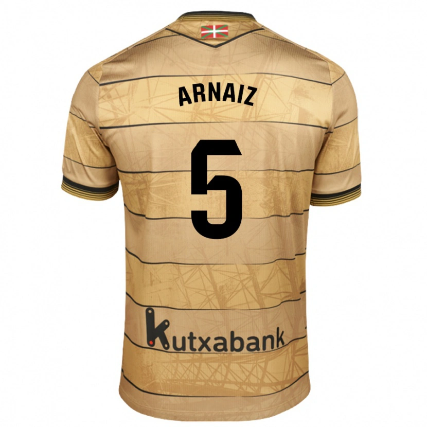Danxen Kinderen Iris Arnaiz #5 Bruin Uitshirt Uittenue 2024/25 T-Shirt