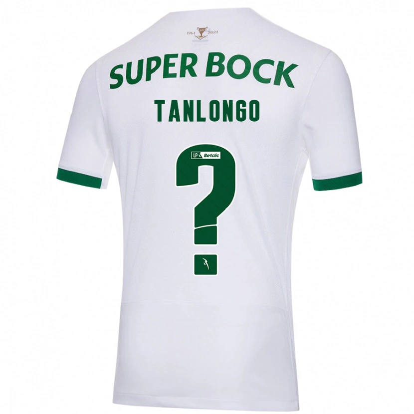 Danxen Kinderen Mateo Tanlongo #0 Wit Groen Uitshirt Uittenue 2024/25 T-Shirt