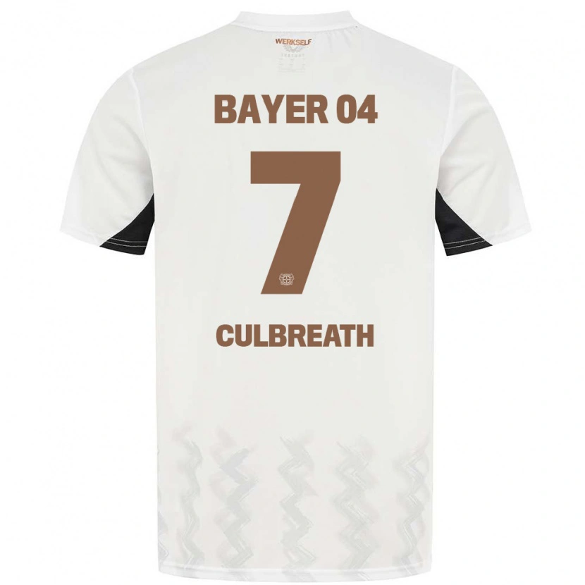 Danxen Kinderen Montrell Culbreath #7 Wit Zwart Uitshirt Uittenue 2024/25 T-Shirt