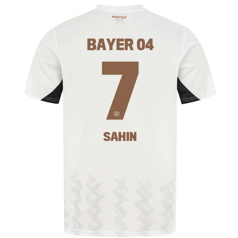 Danxen Kinderen Batuhan Sahin #7 Wit Zwart Uitshirt Uittenue 2024/25 T-Shirt