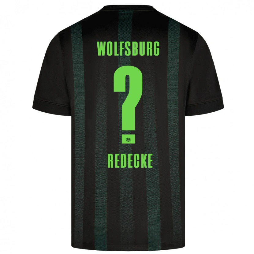 Danxen Kinderen Jan Redecke #0 Donkergroen Uitshirt Uittenue 2024/25 T-Shirt