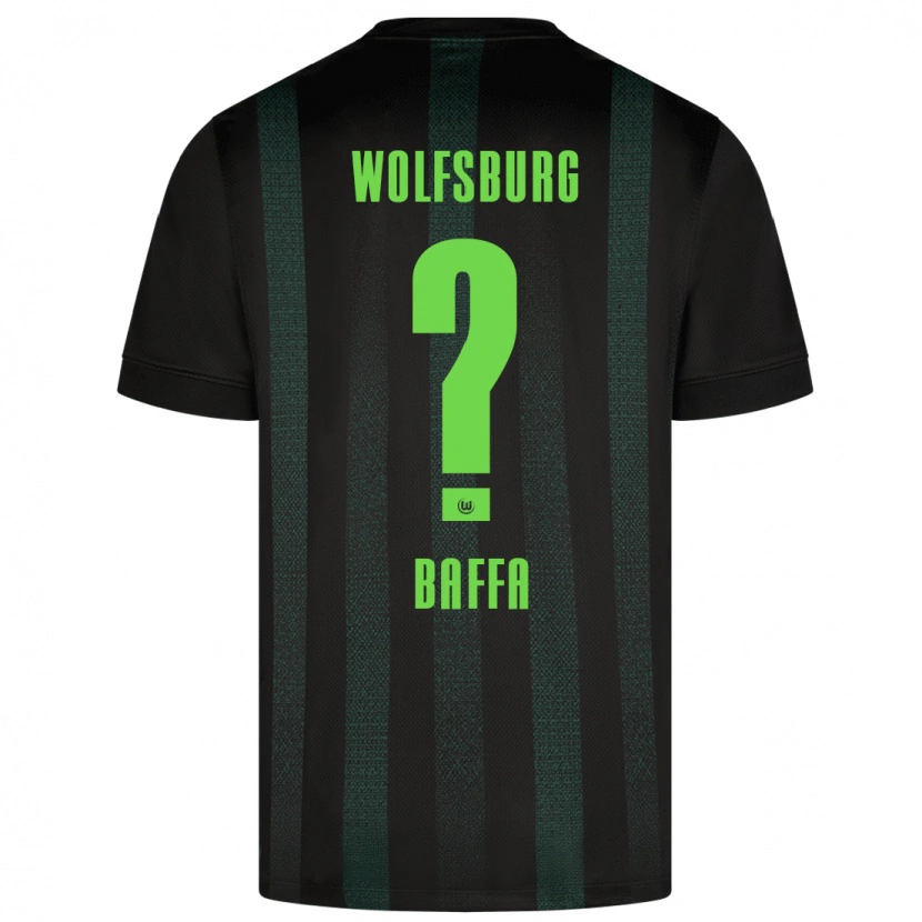 Danxen Kinderen Salvatore Baffa #0 Donkergroen Uitshirt Uittenue 2024/25 T-Shirt