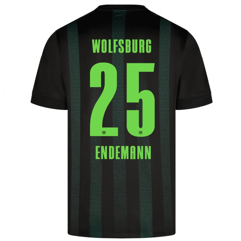 Danxen Kinderen Vivien Endemann #25 Donkergroen Uitshirt Uittenue 2024/25 T-Shirt