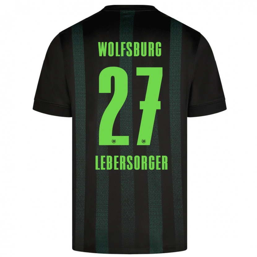 Danxen Kinderen Kevin Lebersorger #27 Donkergroen Uitshirt Uittenue 2024/25 T-Shirt