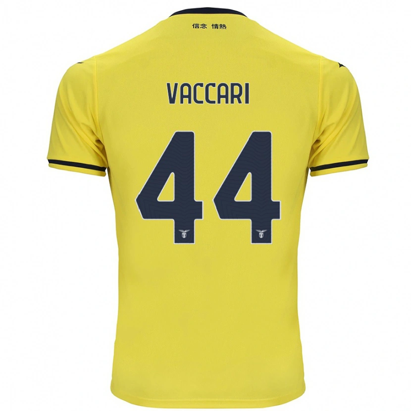 Danxen Kinderen Flavia Vaccari #44 Geel Uitshirt Uittenue 2024/25 T-Shirt