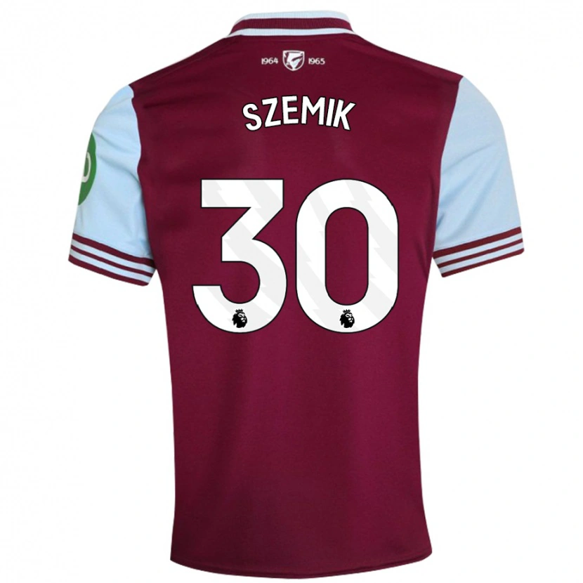 Danxen Heren Kinga Szemik #30 Donkerrood Thuisshirt Thuistenue 2024/25 T-Shirt