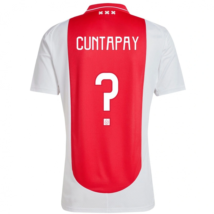 Danxen Heren Sam Cuntapay #0 Rood Wit Thuisshirt Thuistenue 2024/25 T-Shirt