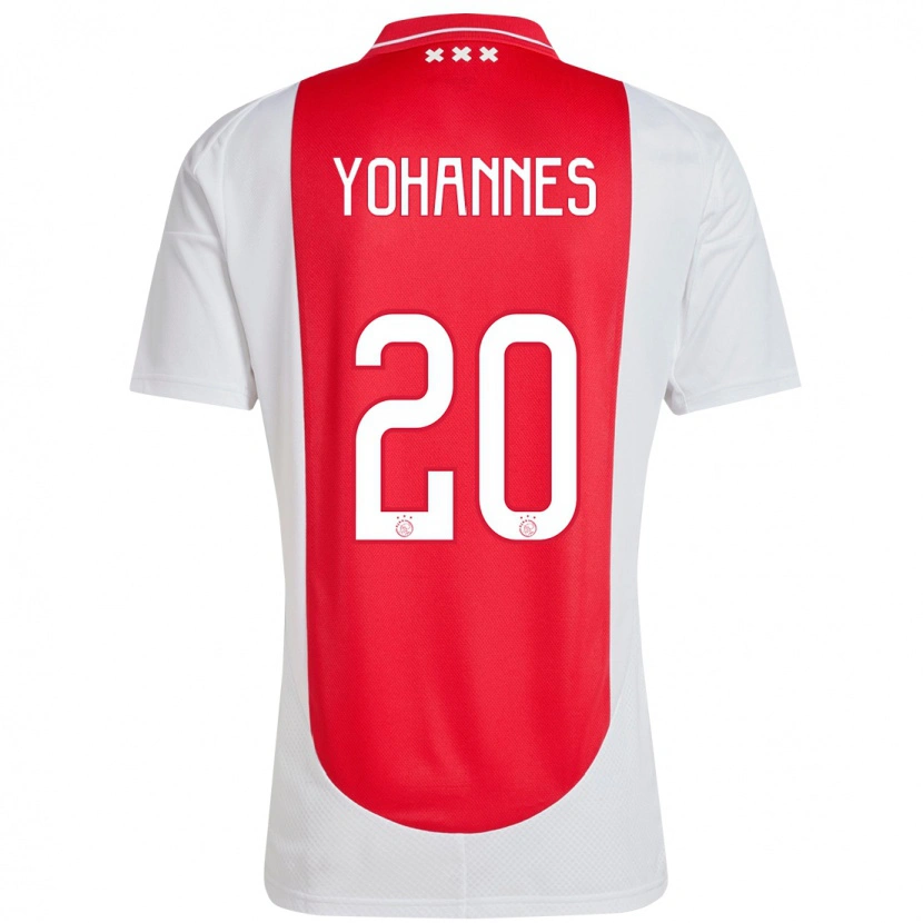 Danxen Heren Lily Yohannes #20 Rood Wit Thuisshirt Thuistenue 2024/25 T-Shirt