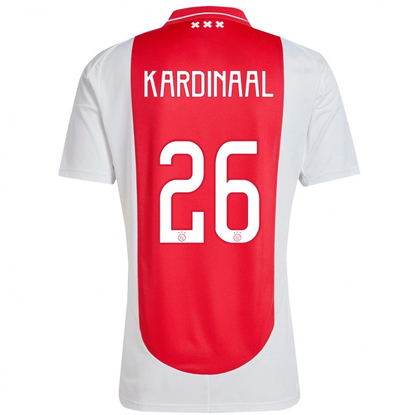 Danxen Heren Isa Kardinaal #26 Rood Wit Thuisshirt Thuistenue 2024/25 T-Shirt