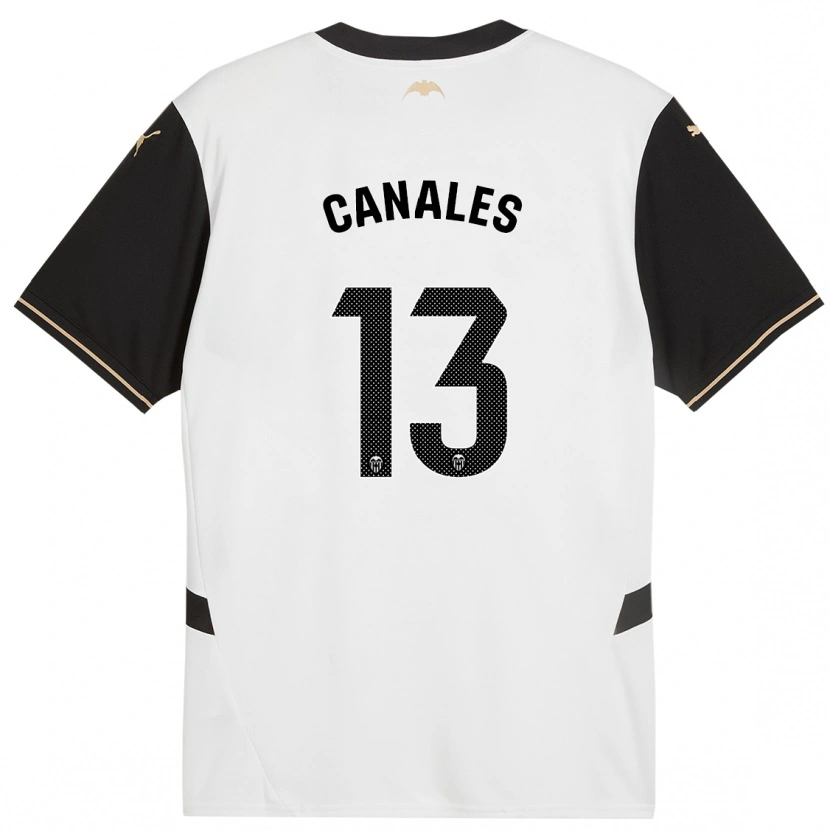 Danxen Heren Antonia Canales #13 Wit Zwart Thuisshirt Thuistenue 2024/25 T-Shirt