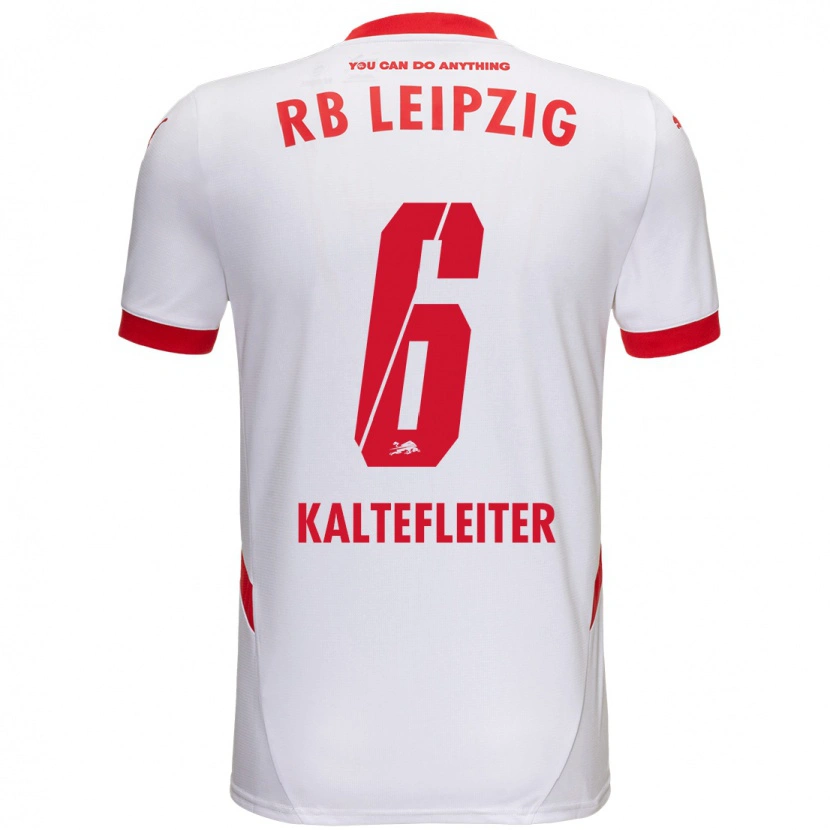 Danxen Heren Benno Kaltefleiter #6 Wit Rood Thuisshirt Thuistenue 2024/25 T-Shirt