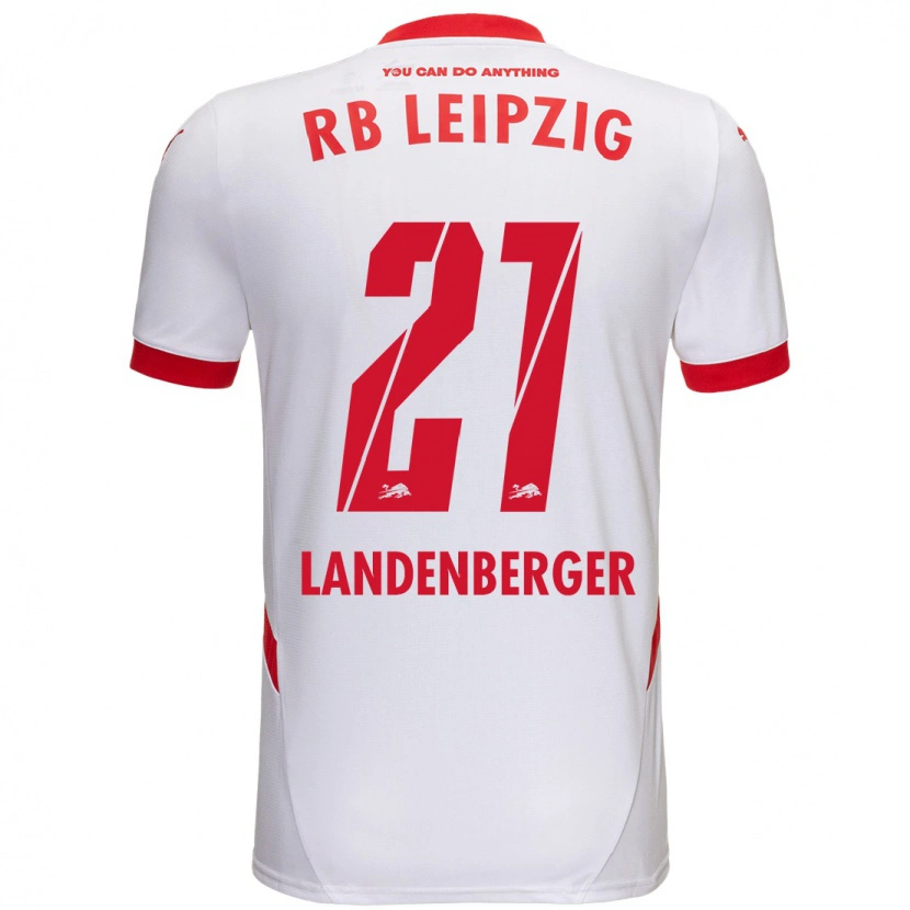 Danxen Heren Julia Landenberger #21 Wit Rood Thuisshirt Thuistenue 2024/25 T-Shirt