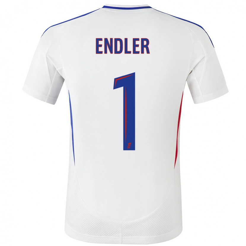 Danxen Heren Christiane Endler #1 Wit Blauw Thuisshirt Thuistenue 2024/25 T-Shirt