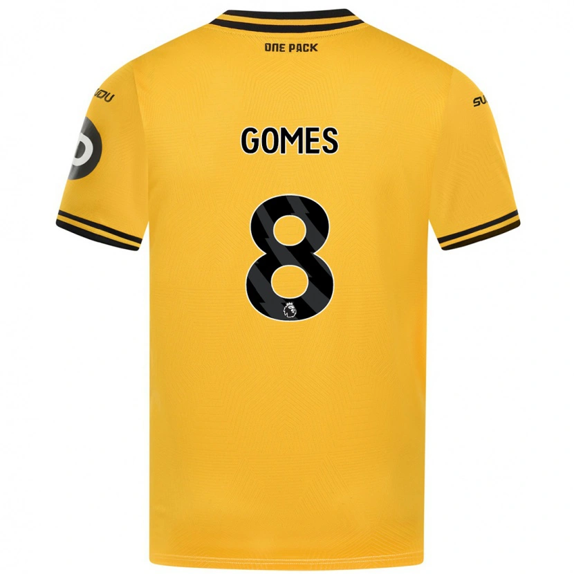 Danxen Heren João Gomes #8 Geel Thuisshirt Thuistenue 2024/25 T-Shirt