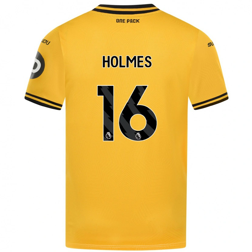 Danxen Heren Summer Holmes #16 Geel Thuisshirt Thuistenue 2024/25 T-Shirt