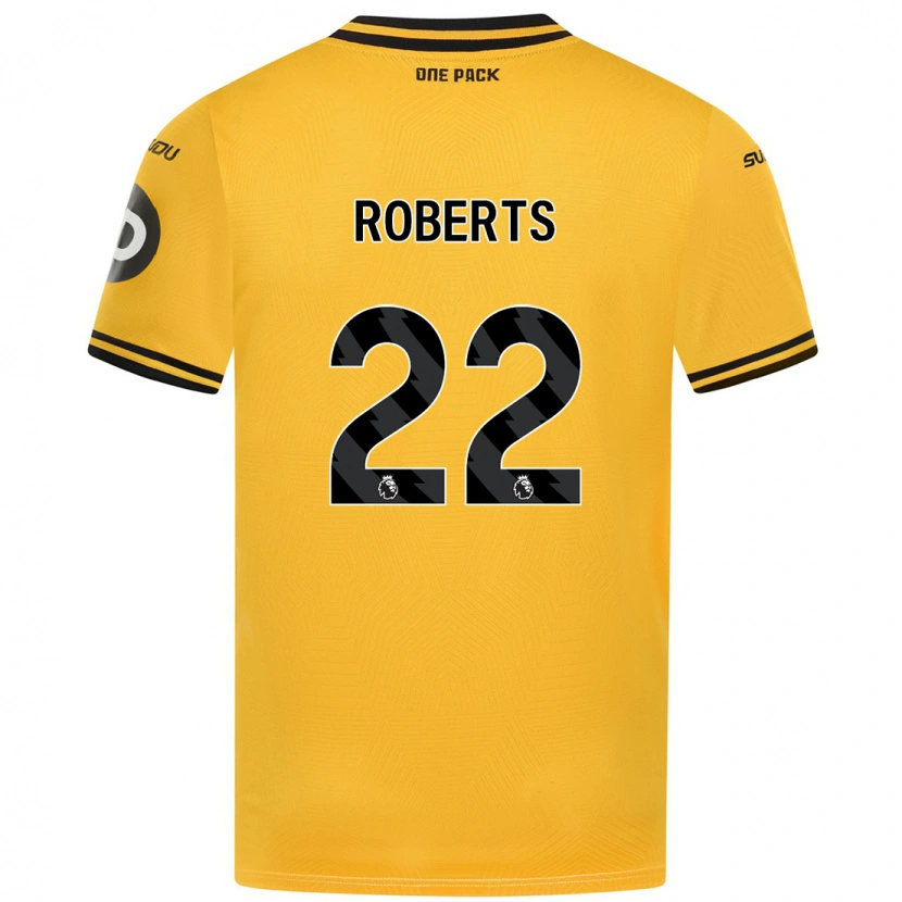 Danxen Heren Beth Roberts #22 Geel Thuisshirt Thuistenue 2024/25 T-Shirt