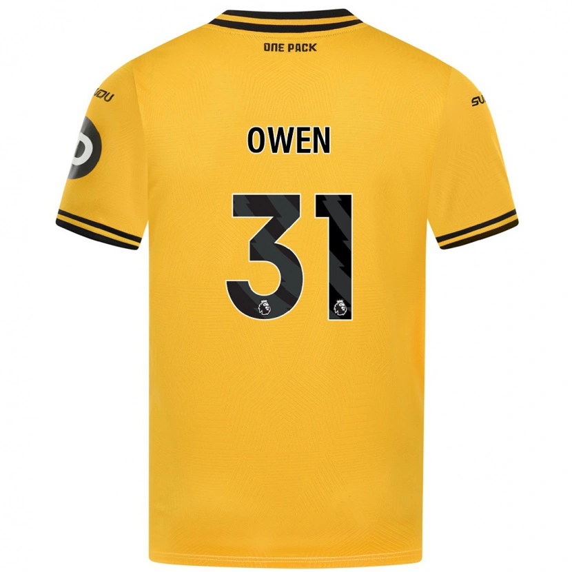 Danxen Heren Skye Owen #31 Geel Thuisshirt Thuistenue 2024/25 T-Shirt
