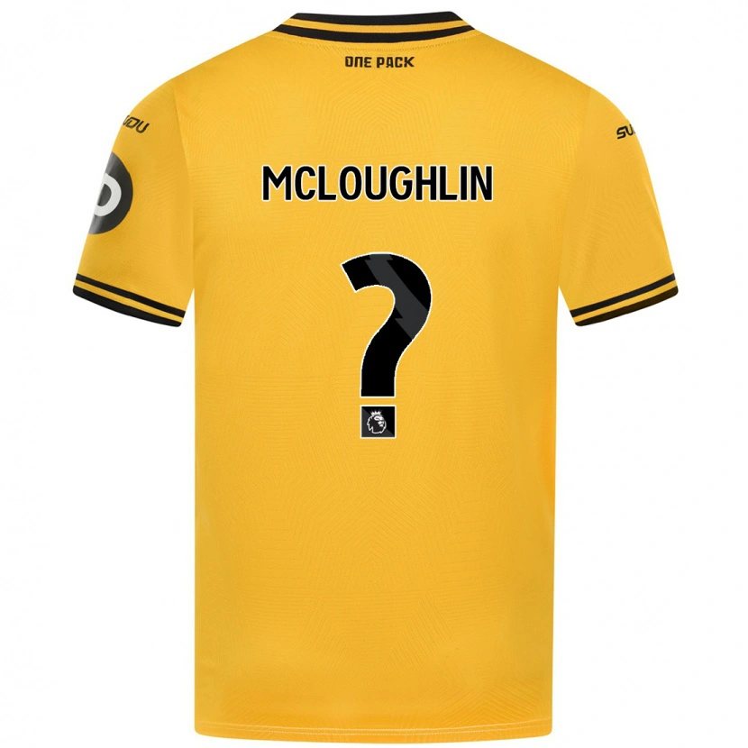 Danxen Heren Lee Mcloughlin #0 Geel Thuisshirt Thuistenue 2024/25 T-Shirt