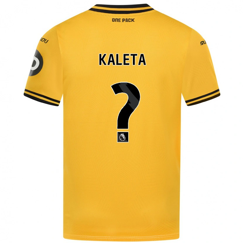Danxen Heren Marvin Kaleta #0 Geel Thuisshirt Thuistenue 2024/25 T-Shirt