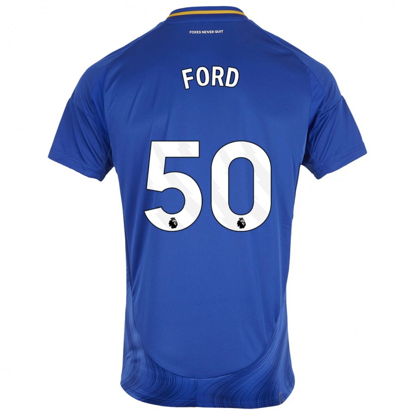 Danxen Heren Harvey Godsmark-Ford #50 Blauw Wit Thuisshirt Thuistenue 2024/25 T-Shirt