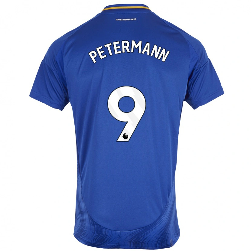 Danxen Heren Lena Petermann #9 Blauw Wit Thuisshirt Thuistenue 2024/25 T-Shirt