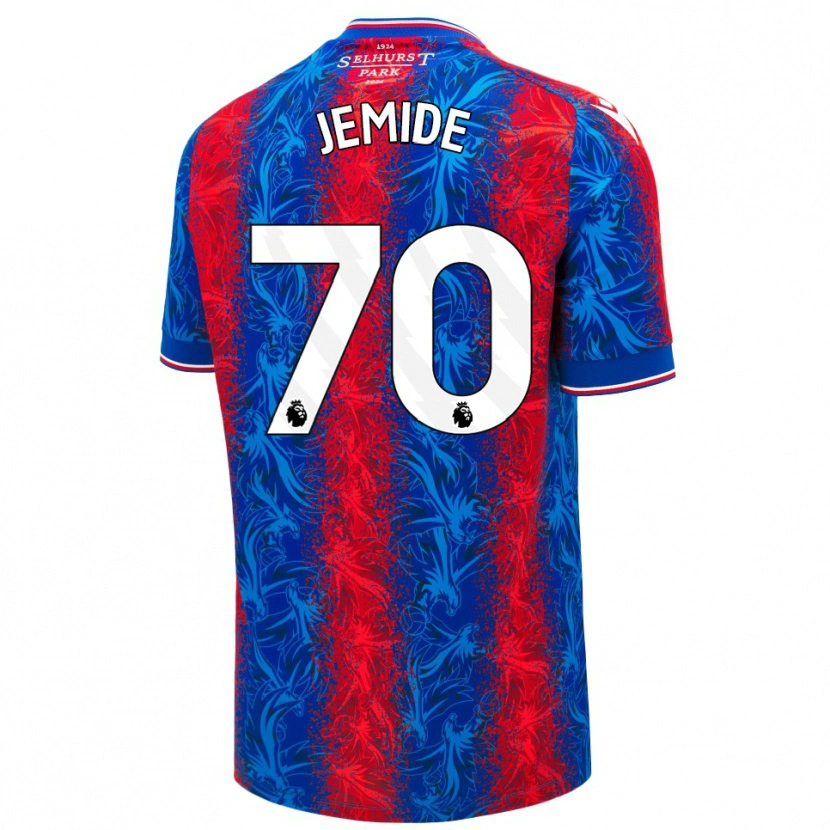 Danxen Heren Mofe Jemide #70 Rood Blauwe Strepen Thuisshirt Thuistenue 2024/25 T-Shirt