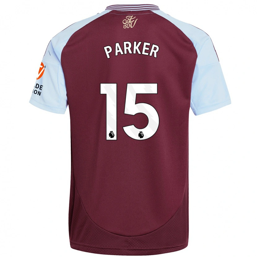 Danxen Heren Lucy Parker #15 Bordeaux Hemelsblauw Thuisshirt Thuistenue 2024/25 T-Shirt