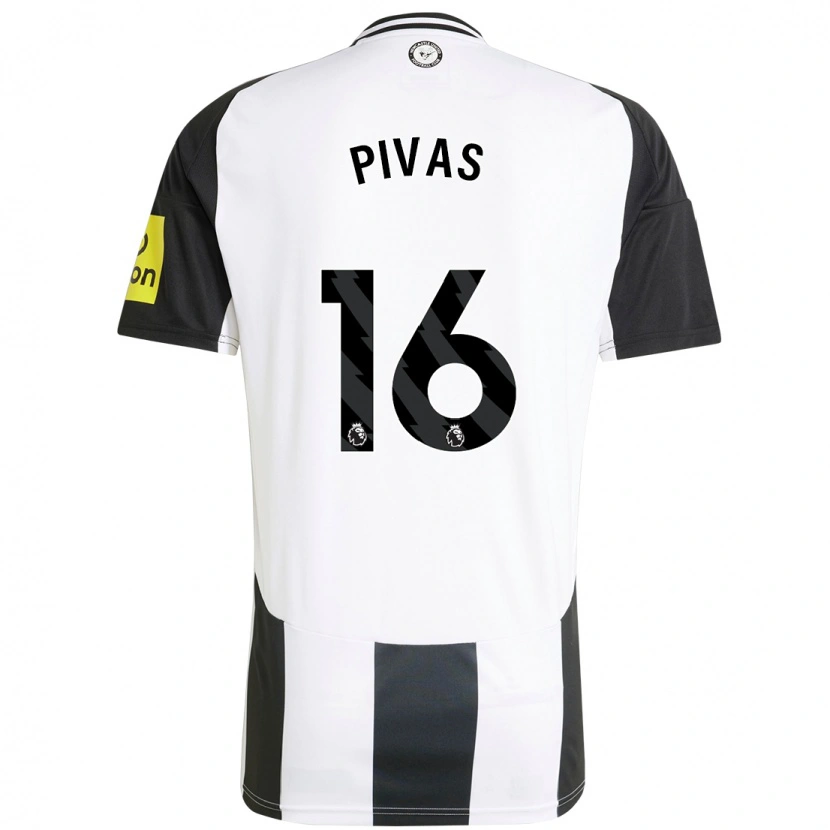 Danxen Heren Miodrag Pivas #16 Wit Zwart Thuisshirt Thuistenue 2024/25 T-Shirt