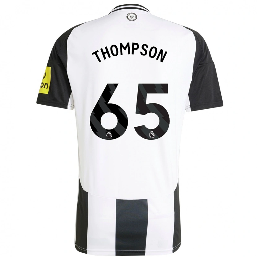 Danxen Heren Ciaran Thompson #65 Wit Zwart Thuisshirt Thuistenue 2024/25 T-Shirt