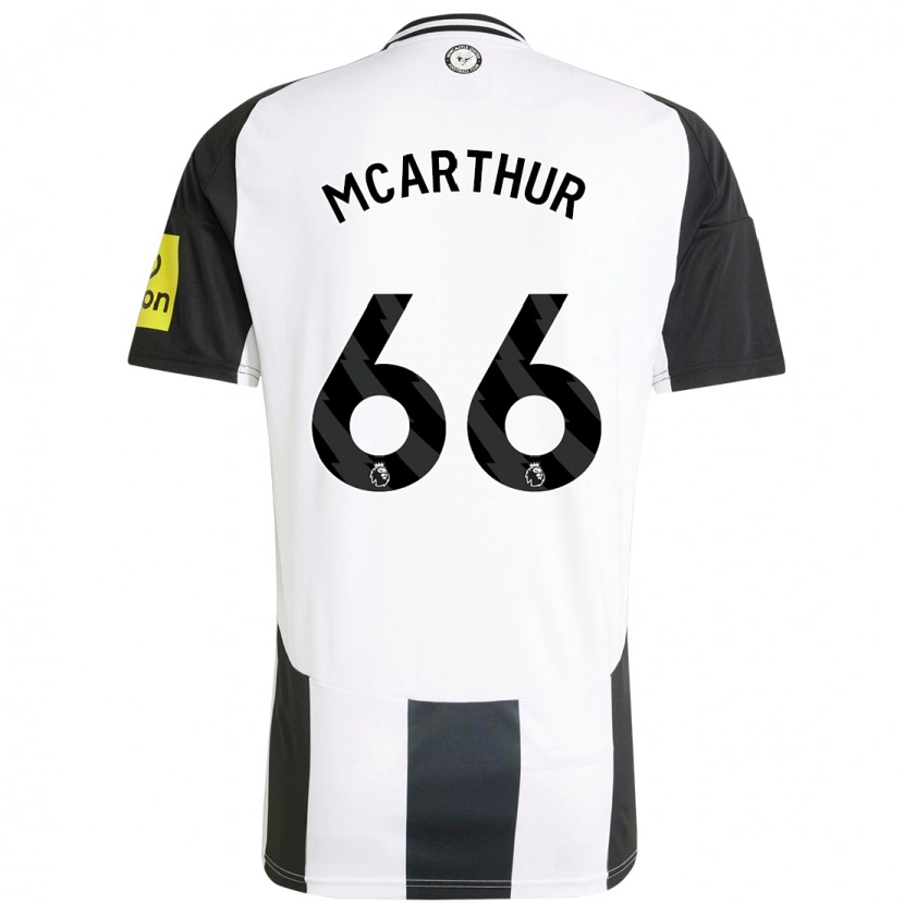 Danxen Heren Charlie Mcarthur #66 Wit Zwart Thuisshirt Thuistenue 2024/25 T-Shirt