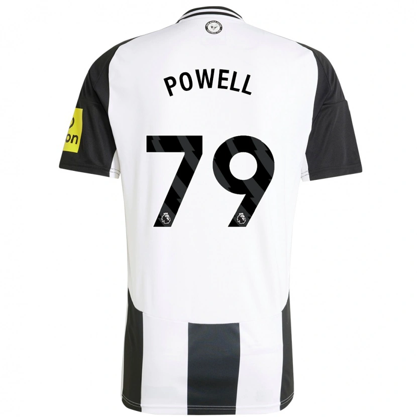 Danxen Heren Rory Powell #79 Wit Zwart Thuisshirt Thuistenue 2024/25 T-Shirt