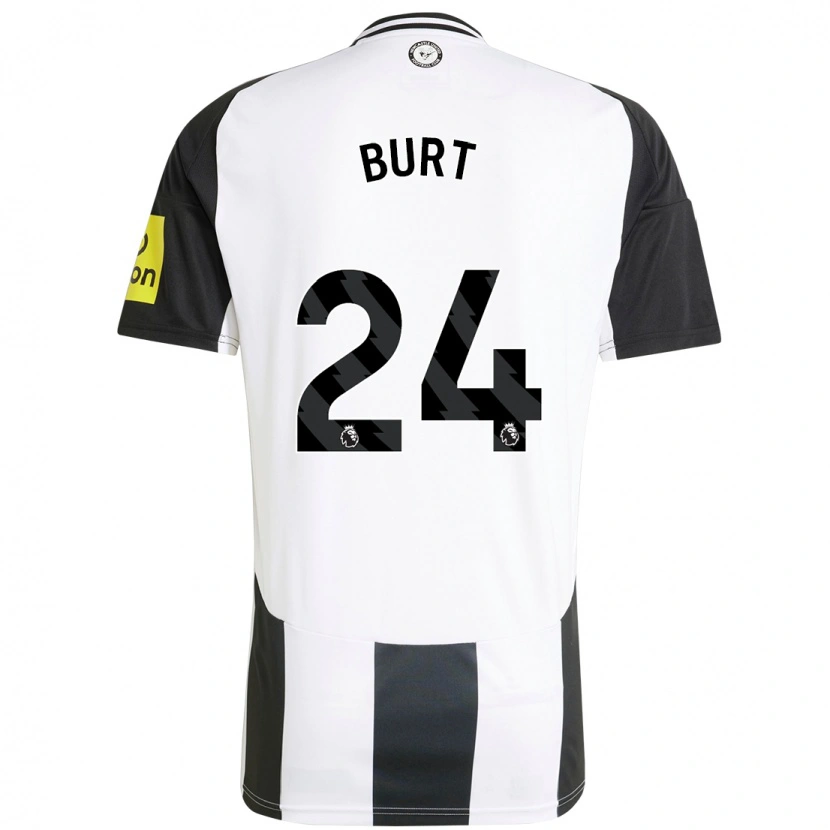 Danxen Heren Daisy Burt #24 Wit Zwart Thuisshirt Thuistenue 2024/25 T-Shirt