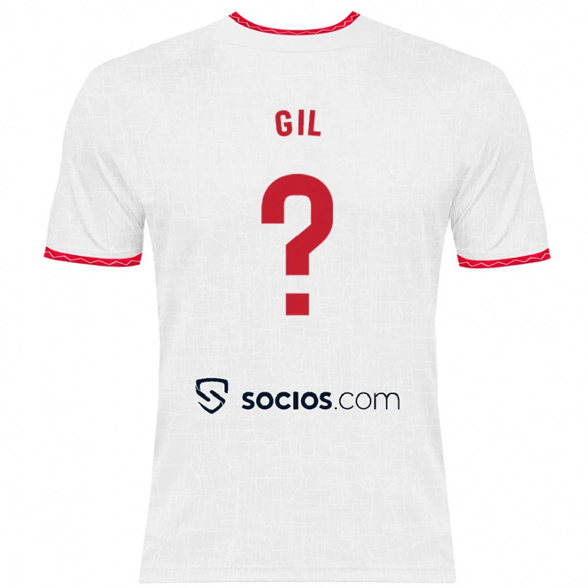Danxen Heren Dani Gil #0 Wit Rood Thuisshirt Thuistenue 2024/25 T-Shirt