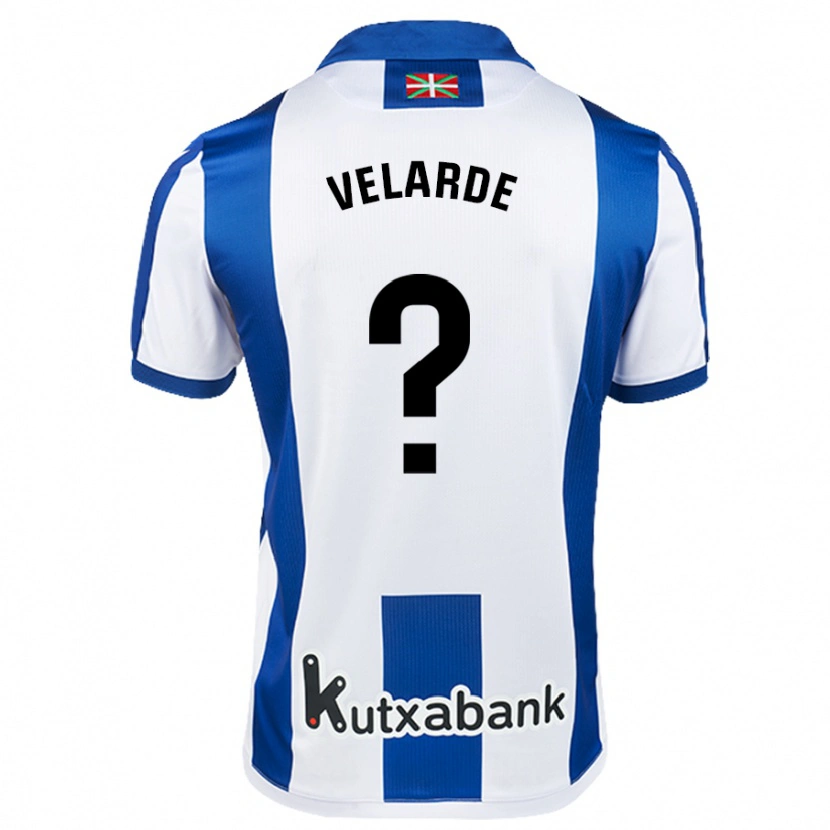 Danxen Heren Alain Velarde #0 Wit Blauw Thuisshirt Thuistenue 2024/25 T-Shirt