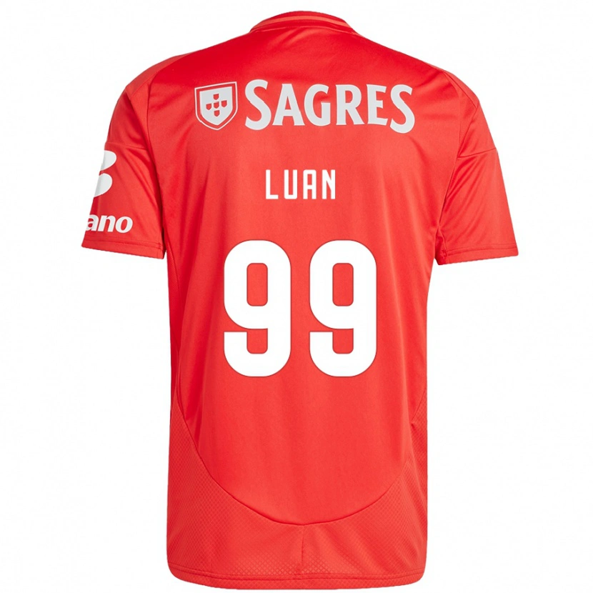 Danxen Heren Luan #99 Rood Wit Thuisshirt Thuistenue 2024/25 T-Shirt